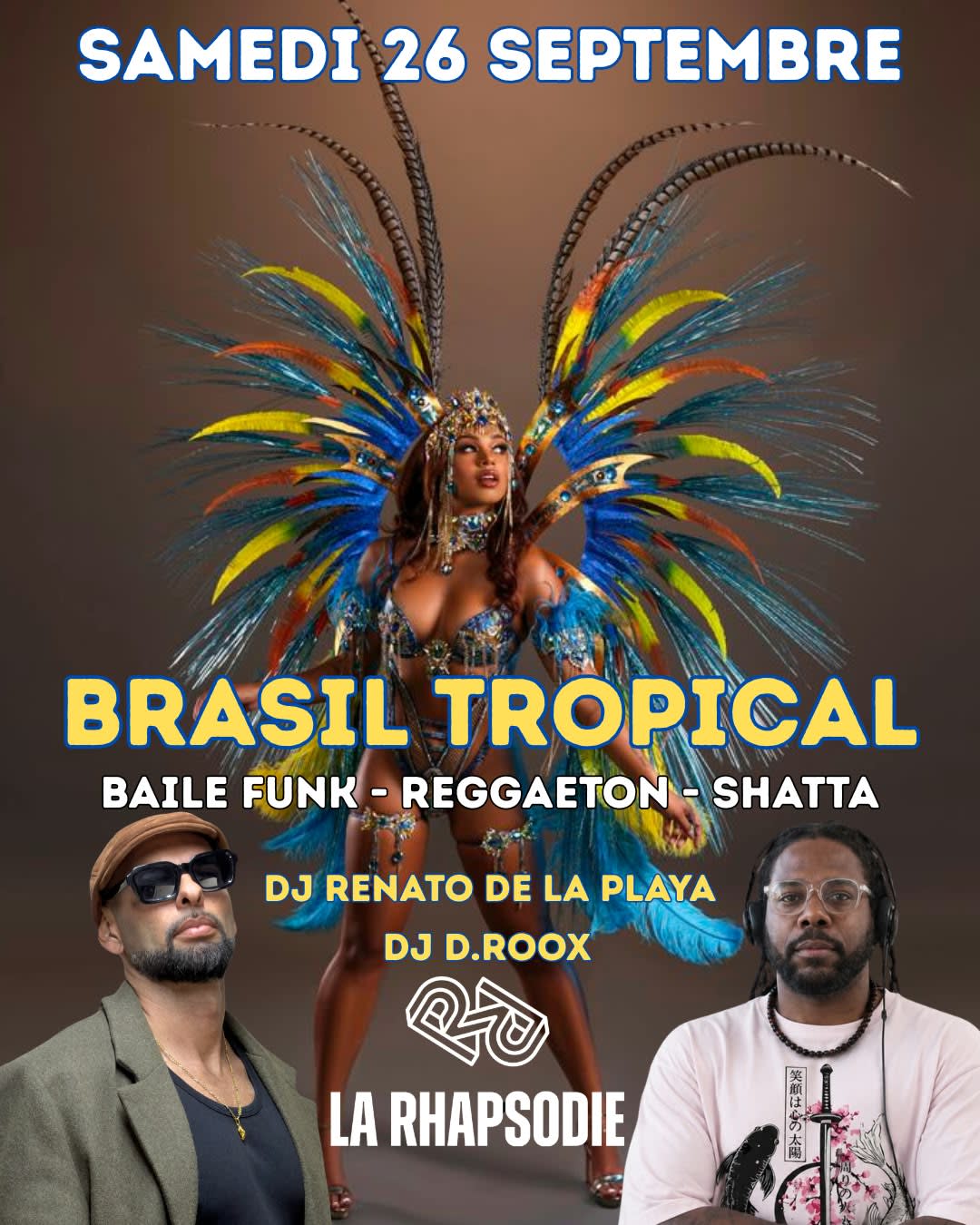 Brasil Tropical : Renato De La Playa • Dj R.Roox • Nasti