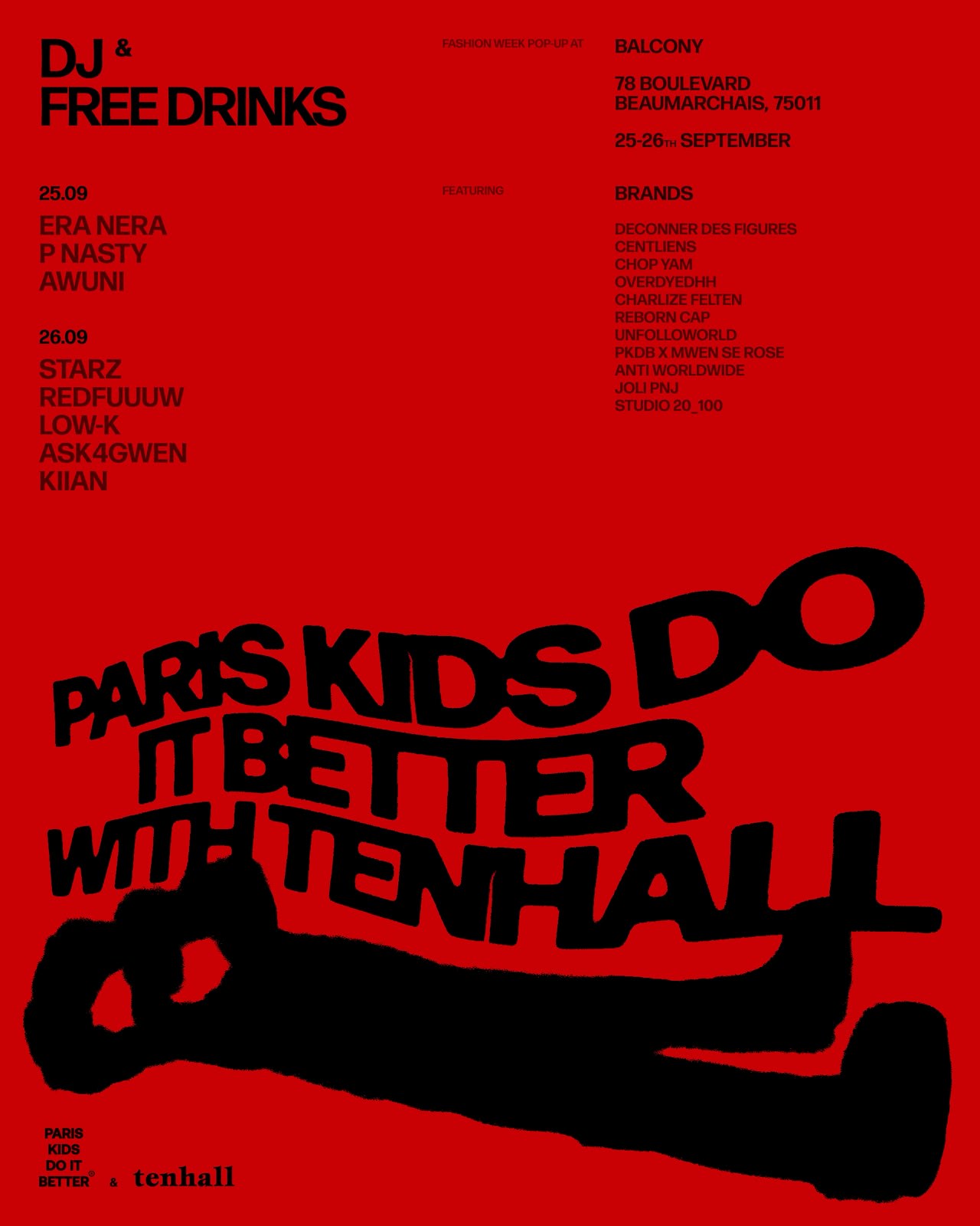 Pkdb X Tenhall : Fashion Week Pop Up