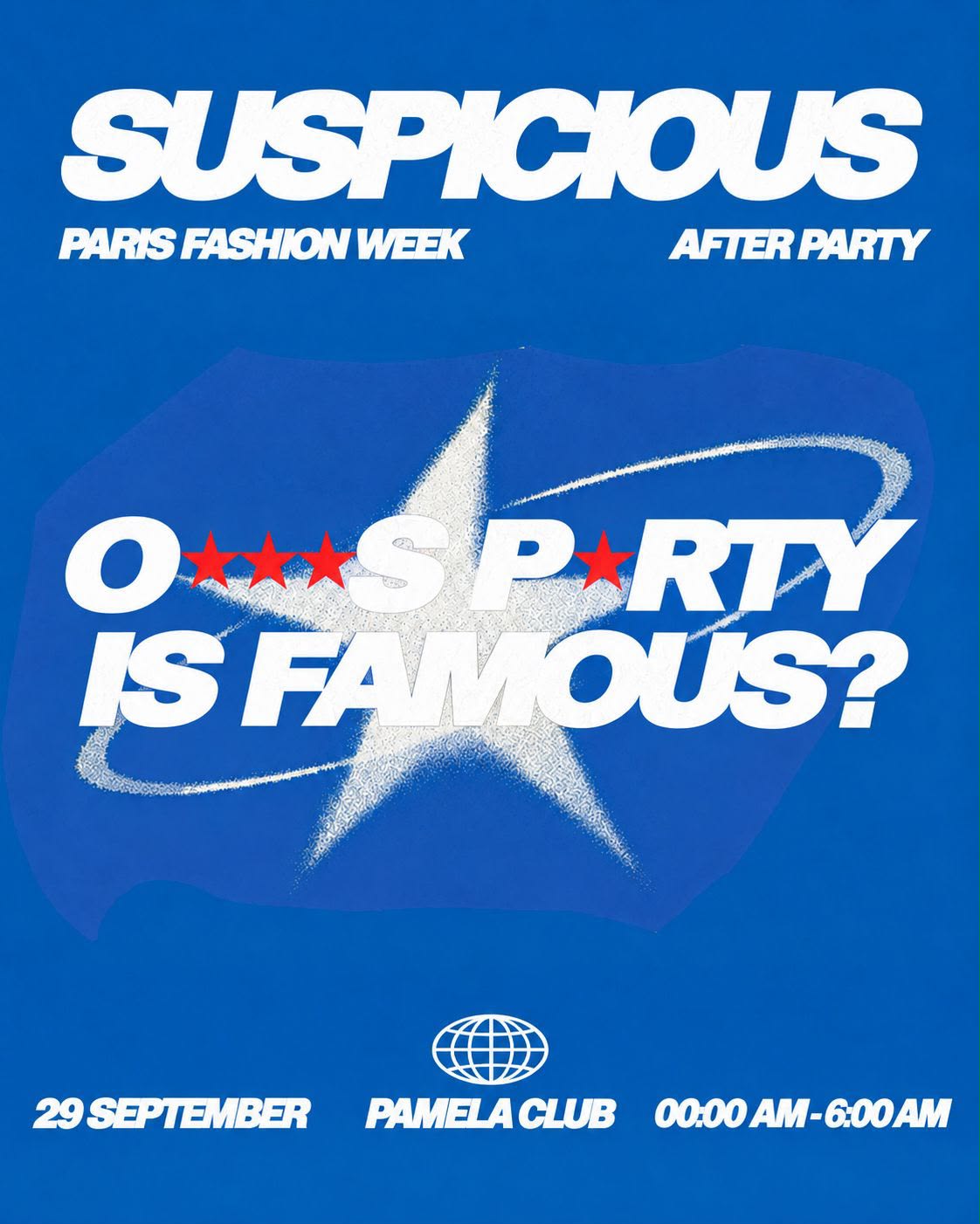 Suspicious Party (Only 100 Tickets Online)