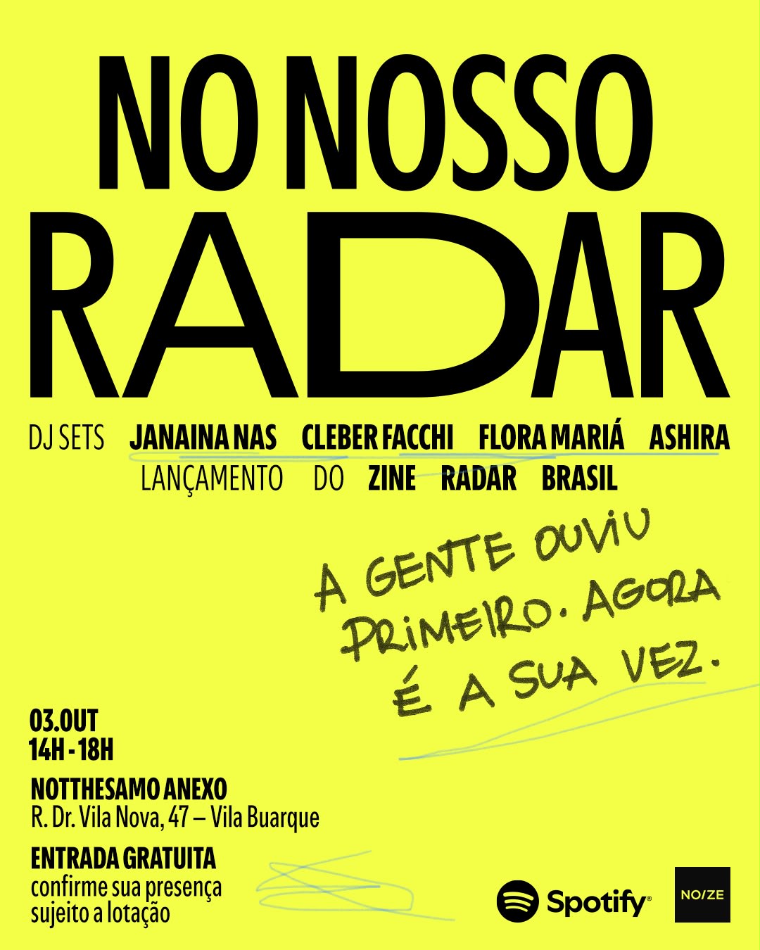 No Nosso Radar - Spotify