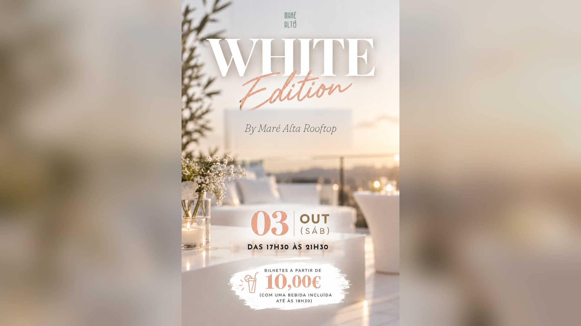 White Edition By Maré Alta Rooftop