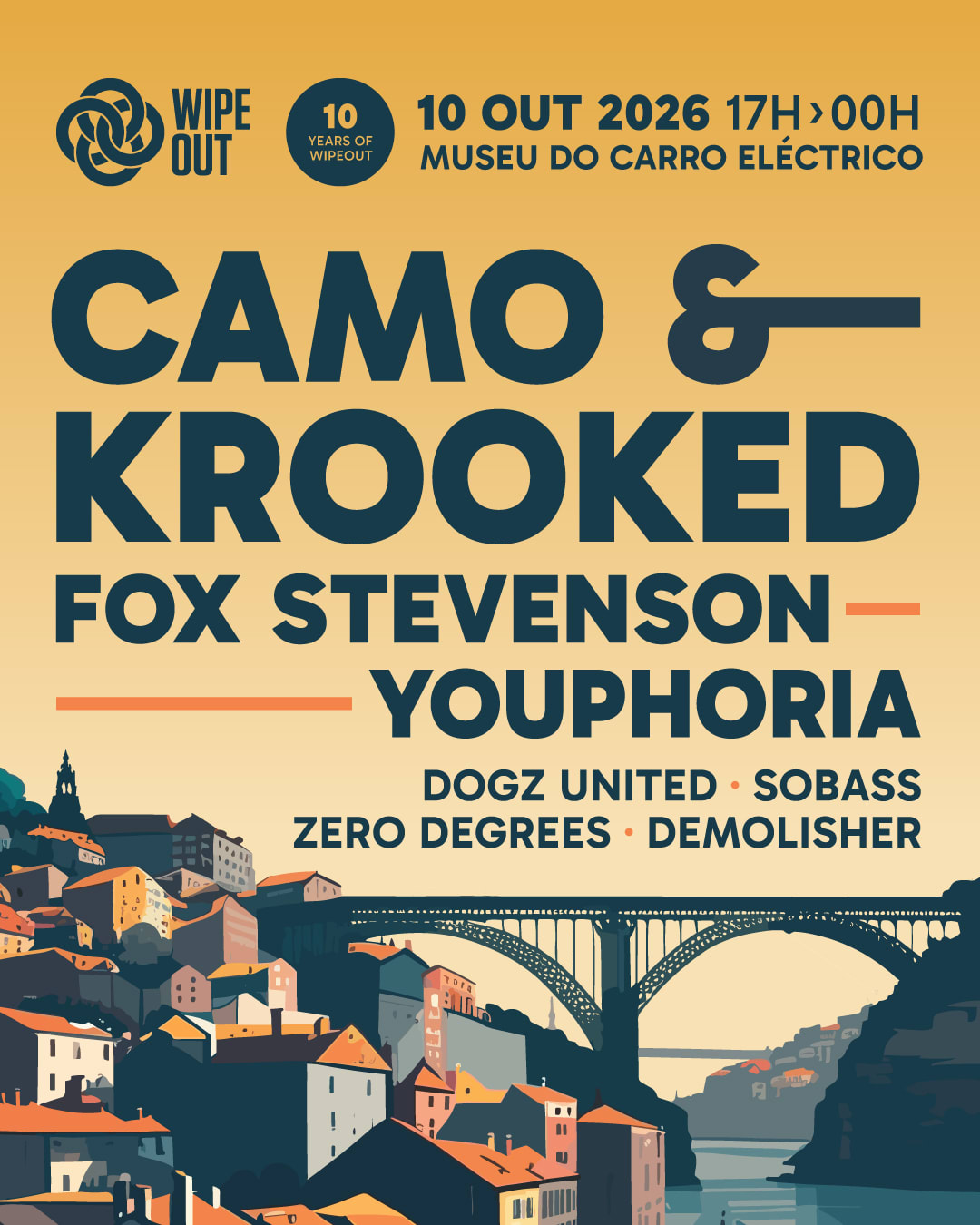 Wipeout Open Air 10th Anniversary Camo & Krooked :: Porto