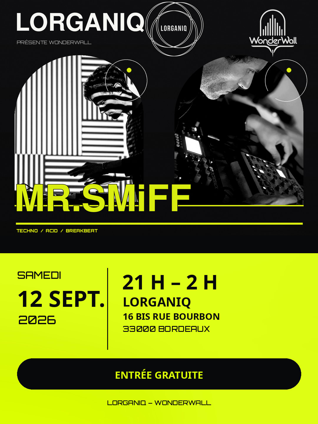 Wonderwall W/ Mr.Smiff — Lorganiq