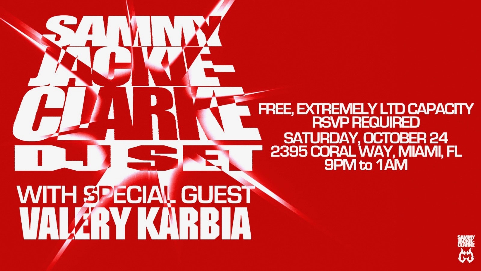 Sammy Jackie-Clarke Dj Set With Special Guest Valery Karbia
