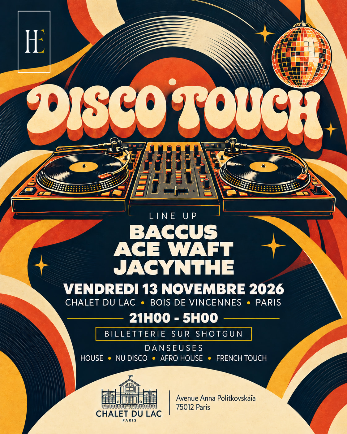Disco Touch - Chalet Du Lac Du Bois De Vincennes