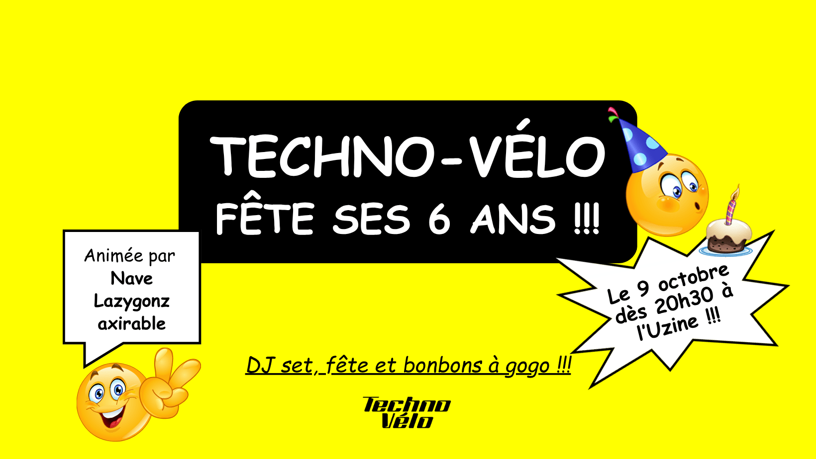 🎂 Techno-Vélo Fête Ses 6 Ans !!!🎂