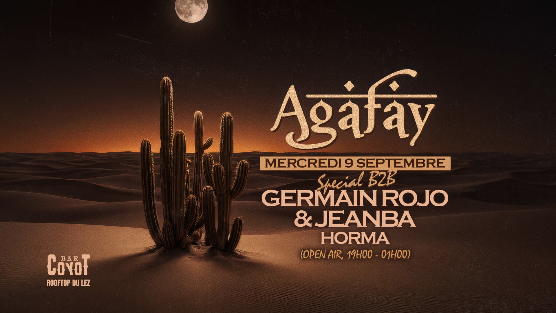 Agafay Open Air Rooftop 18 ( Septembre Édition )