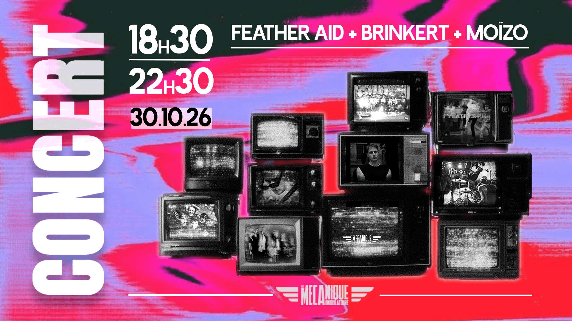 Moïzo × Brinkert × Feather Aid ✦ La Mécanique Ondulatoire