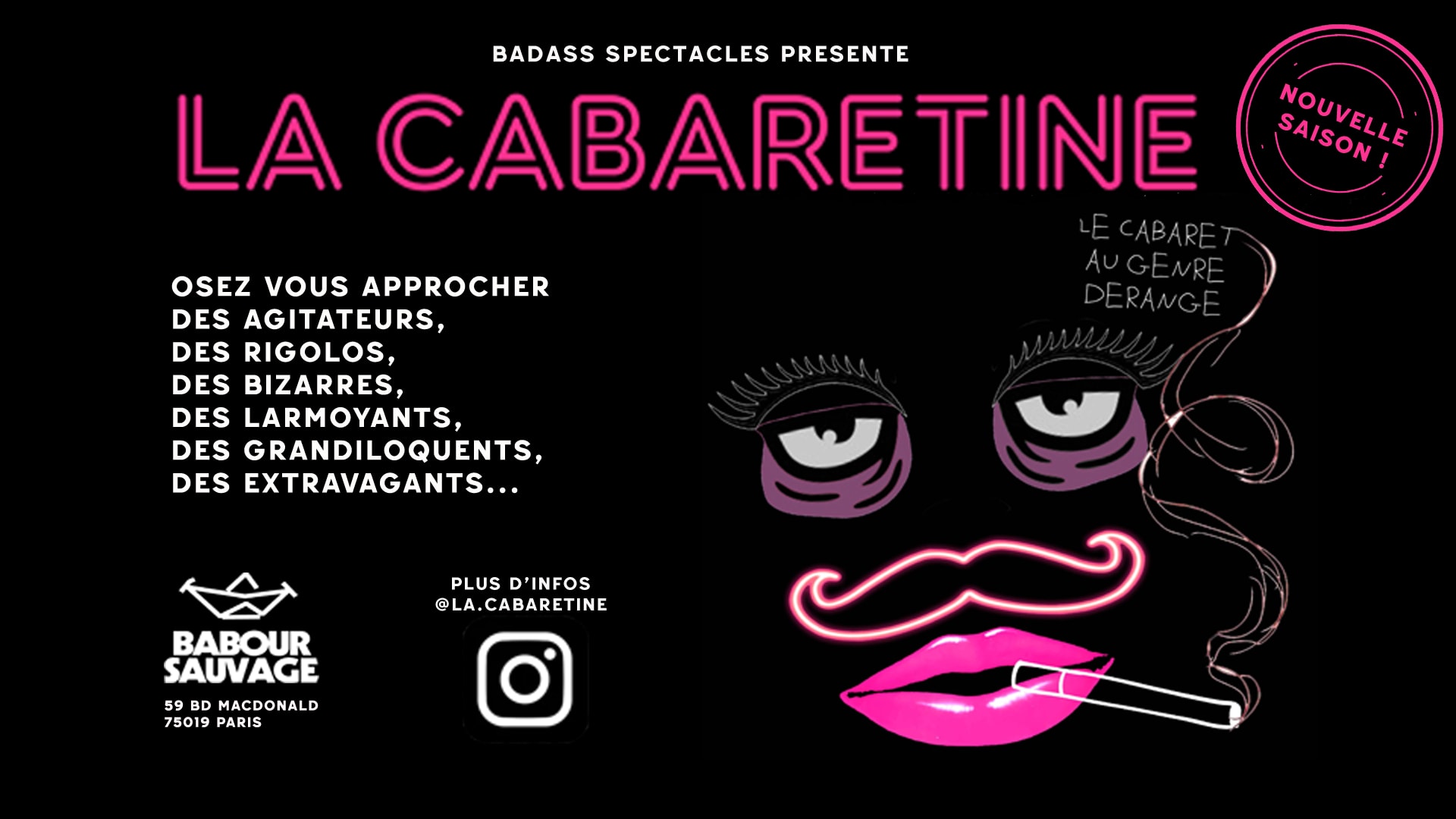 La Cabaretine - Octobre 2026