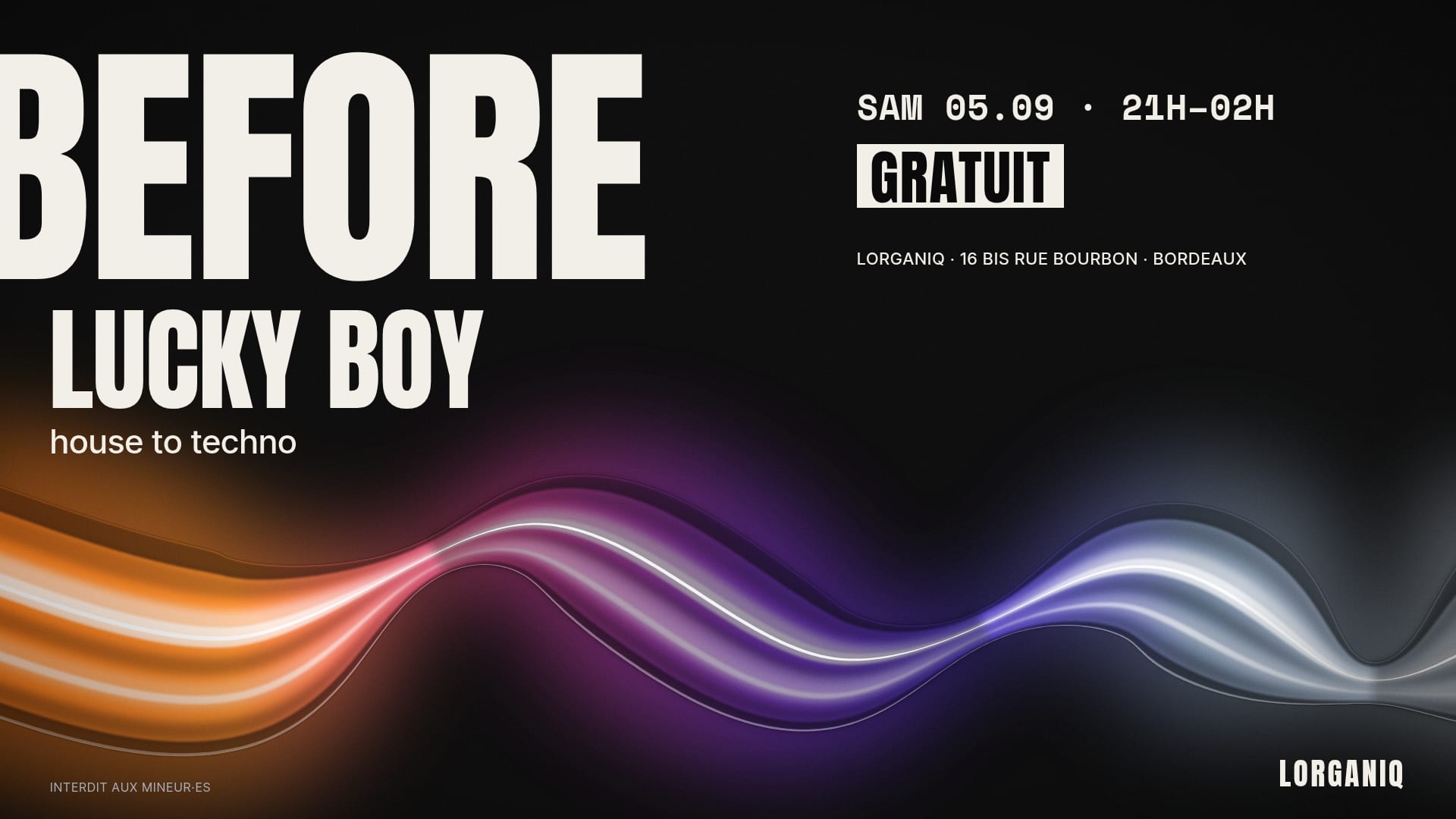 Before · Lucky Boy · House To Techno