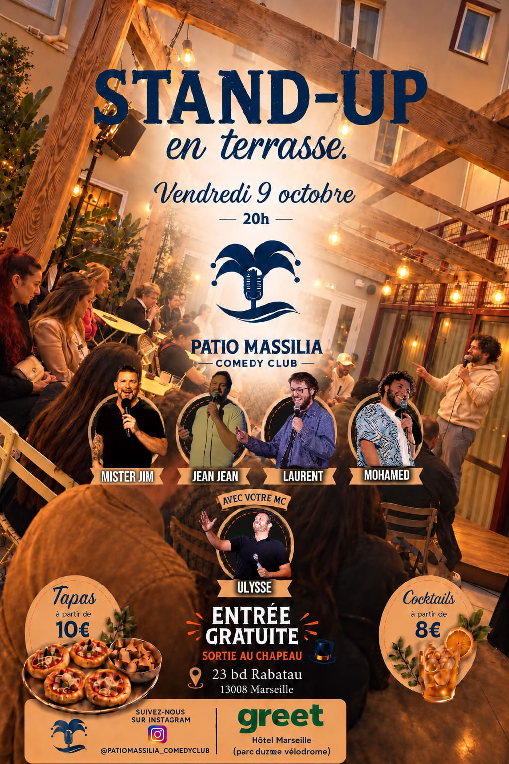 Patio Massilia Comedy Club 09 10