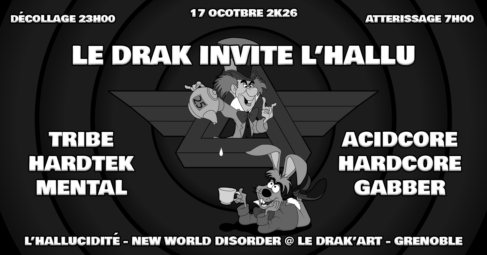 Le Drak'art Invite : L'hallu - Full Crew