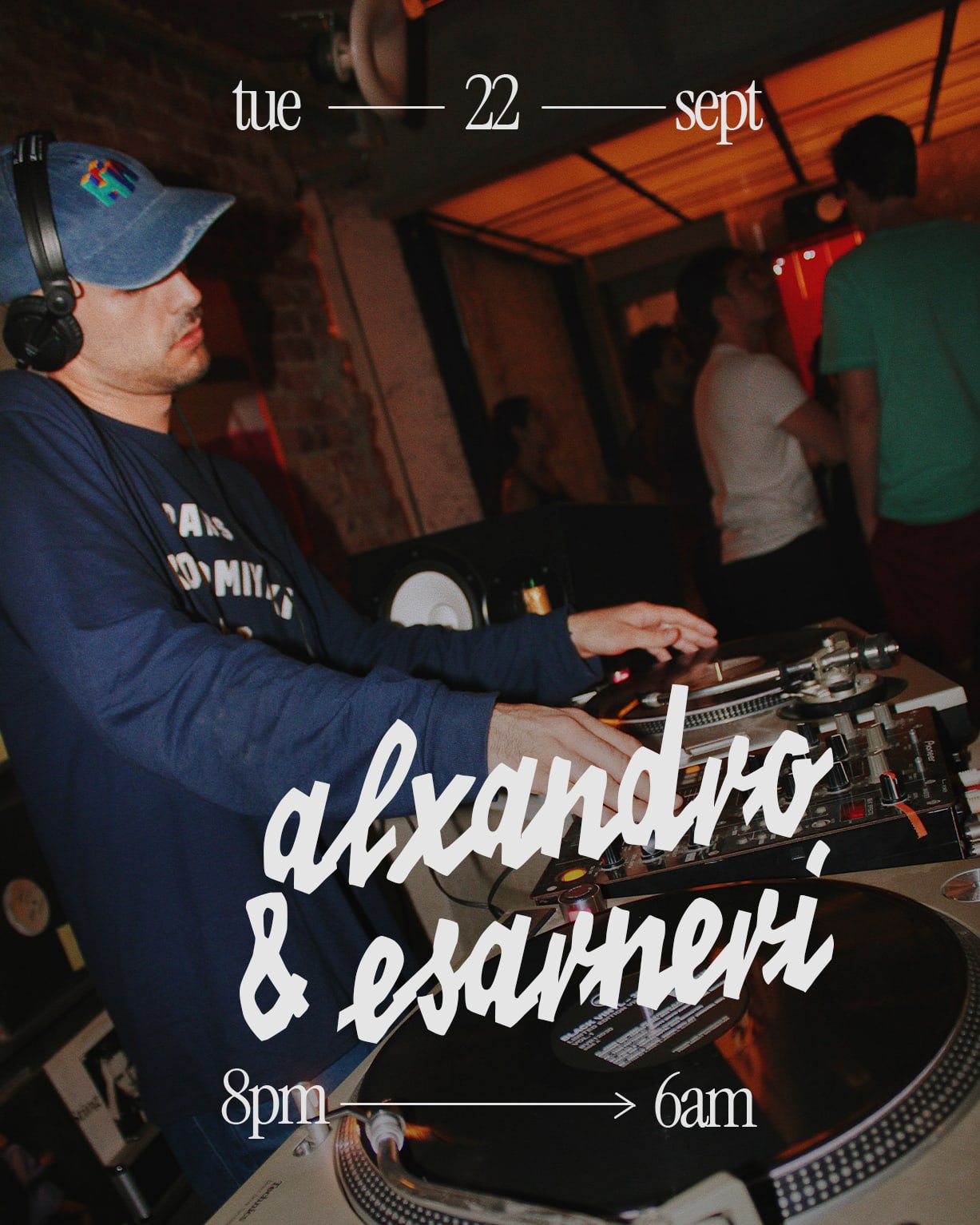 Vinyles All Night Long : Esarneri + Alxandro