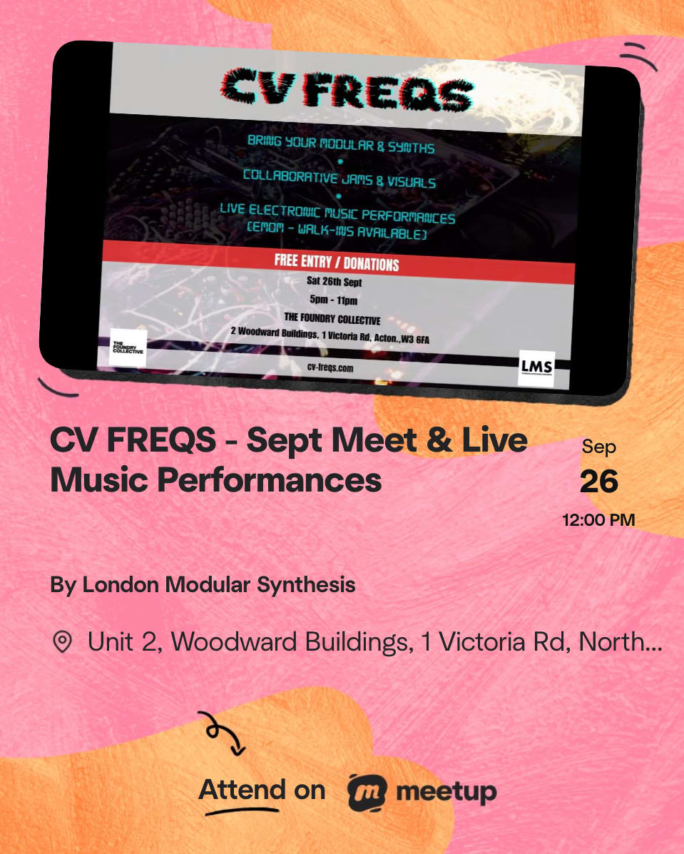 CV Freqs - Sept Meet & Live Music Performances