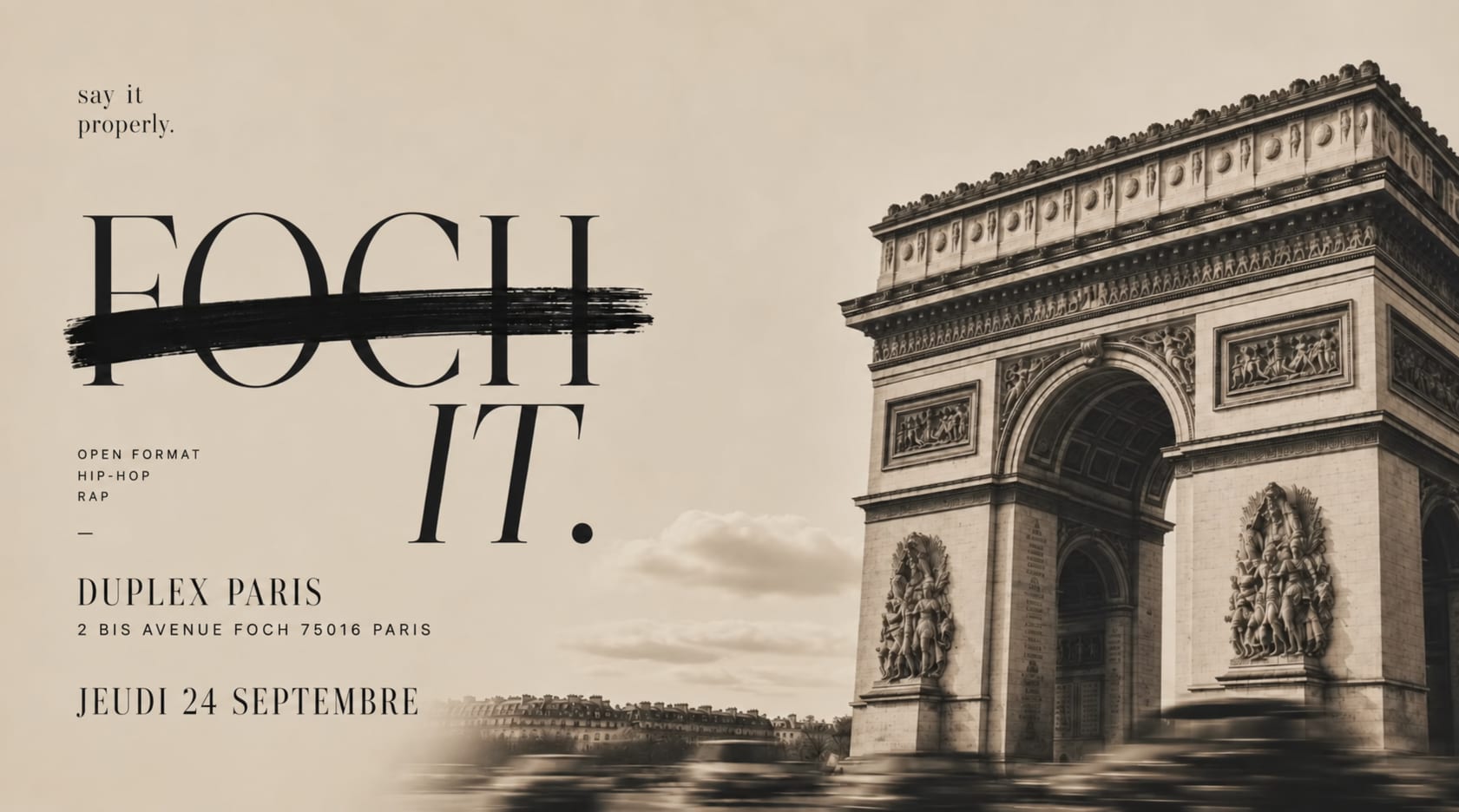 Duplex Paris - Foch It - 24/09