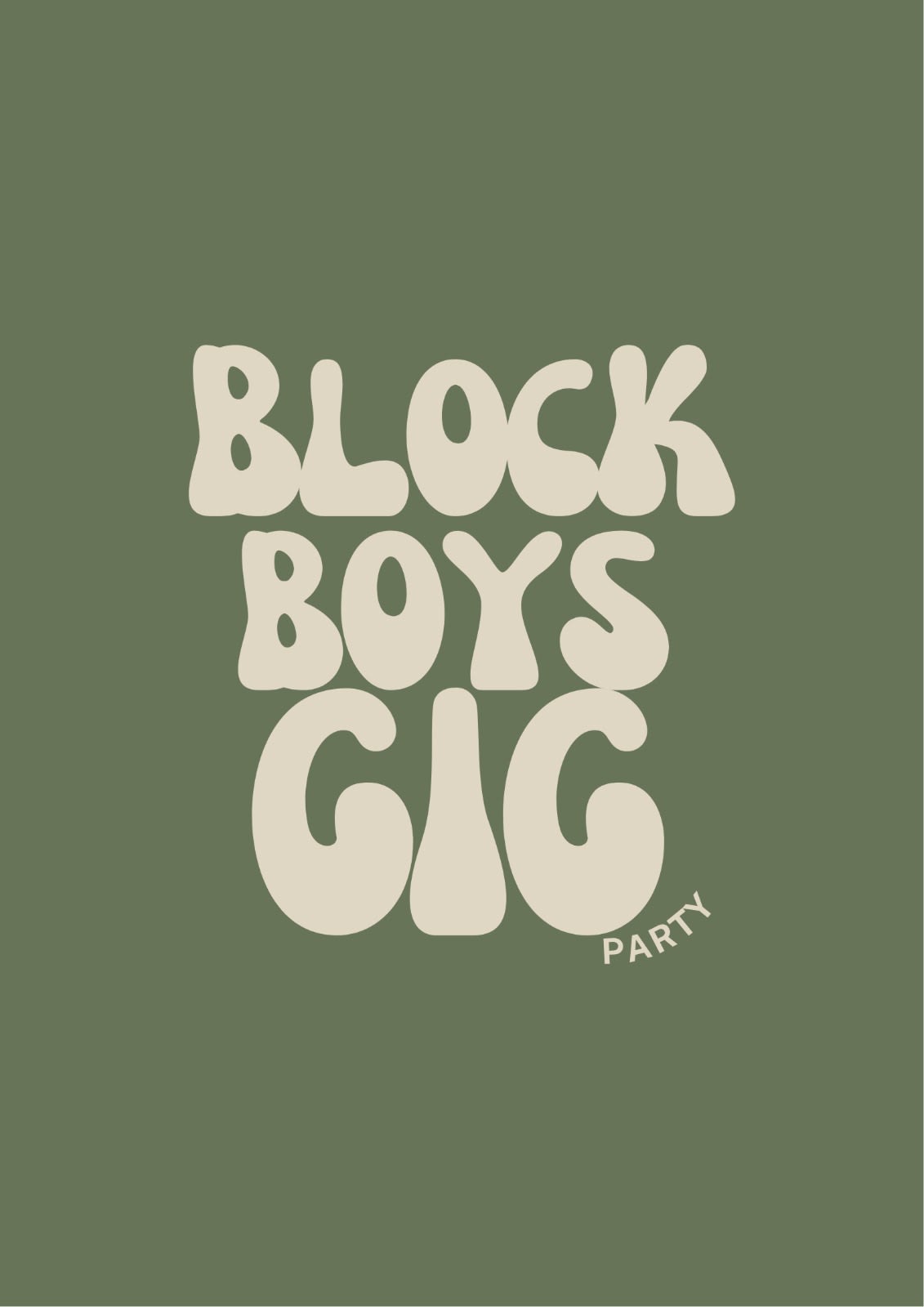 Block Boys Gig - Party