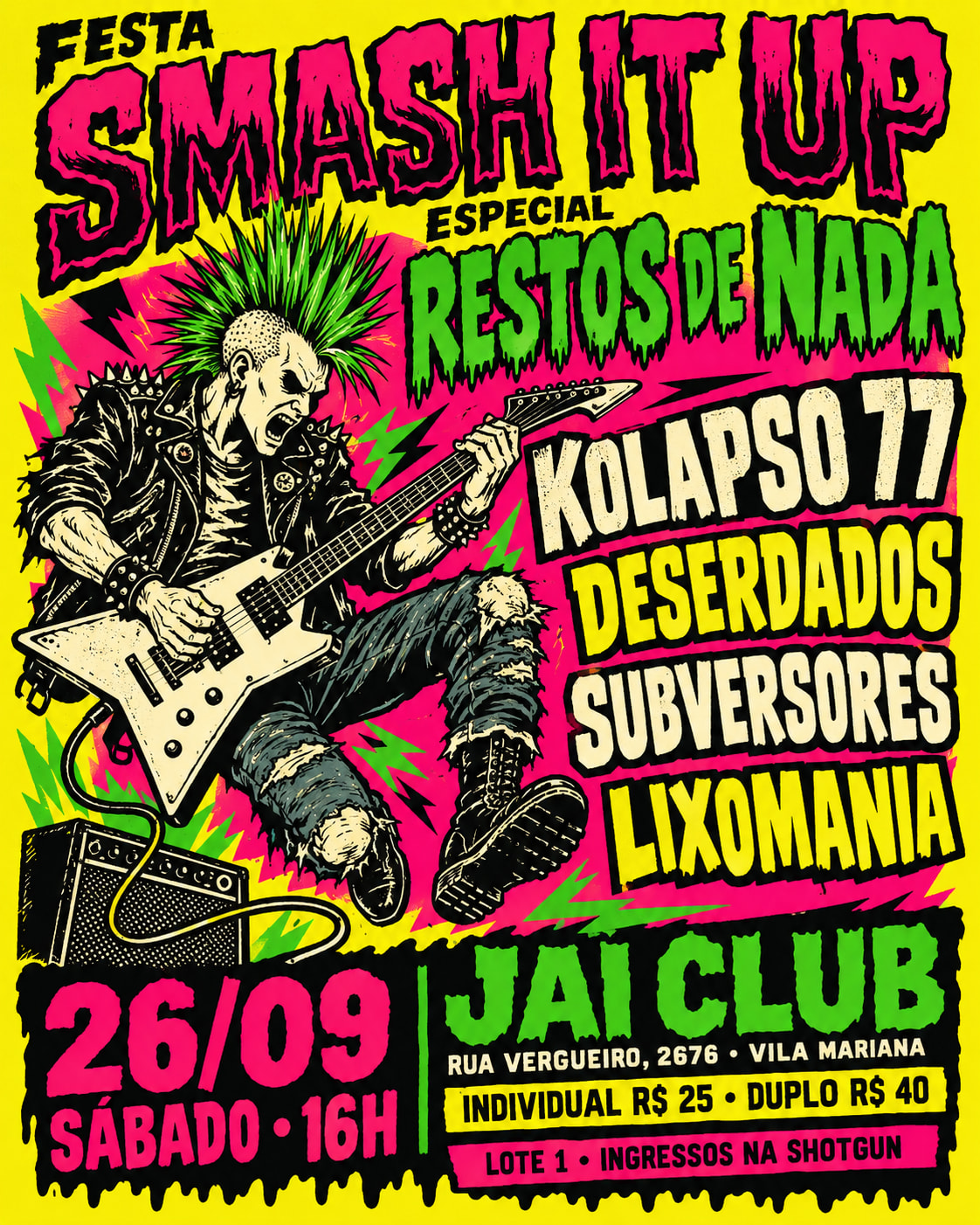 🔥 Festa Smash It Up — Especial Restos De Nada 🔥
