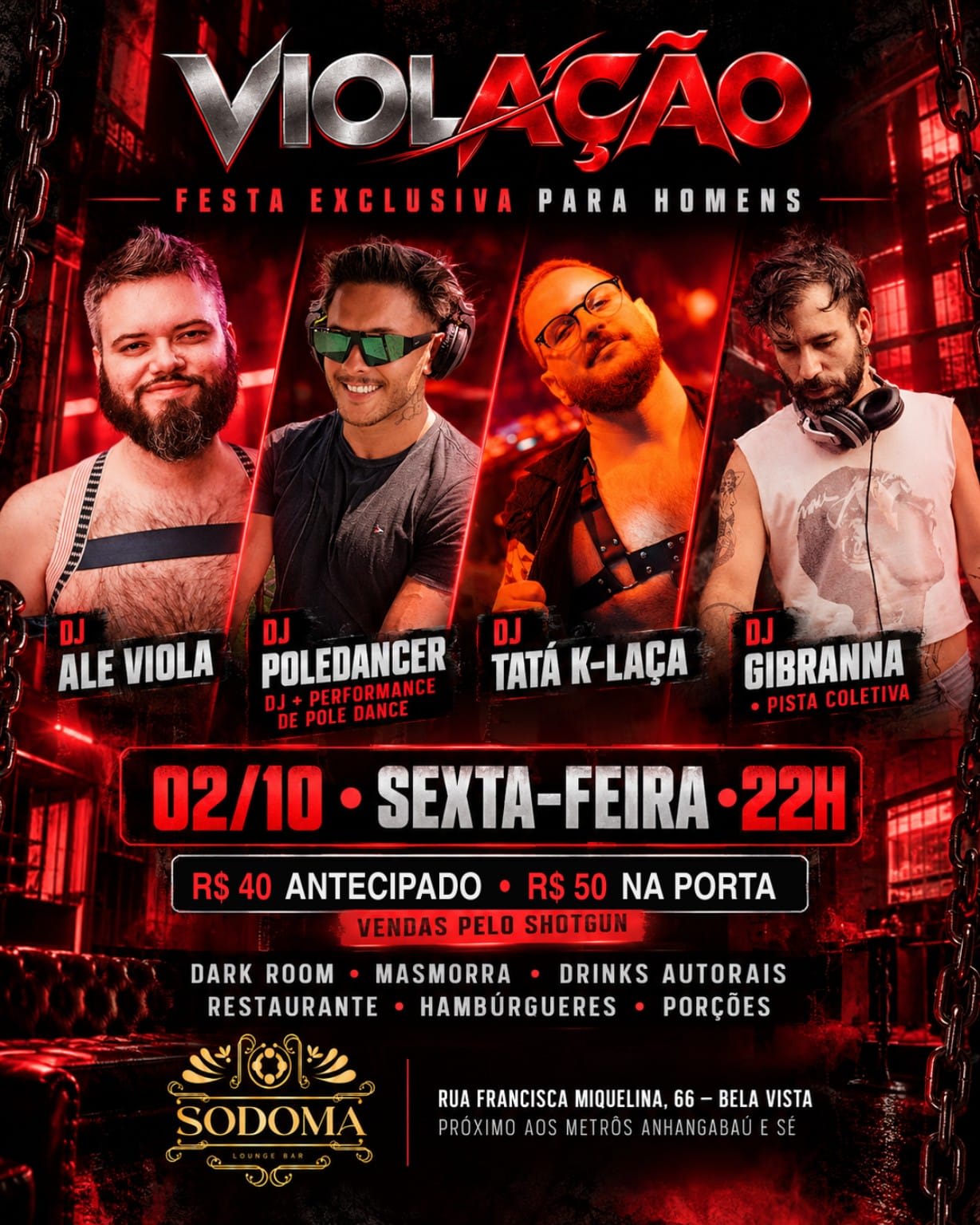 Violação - Gay Sex Party