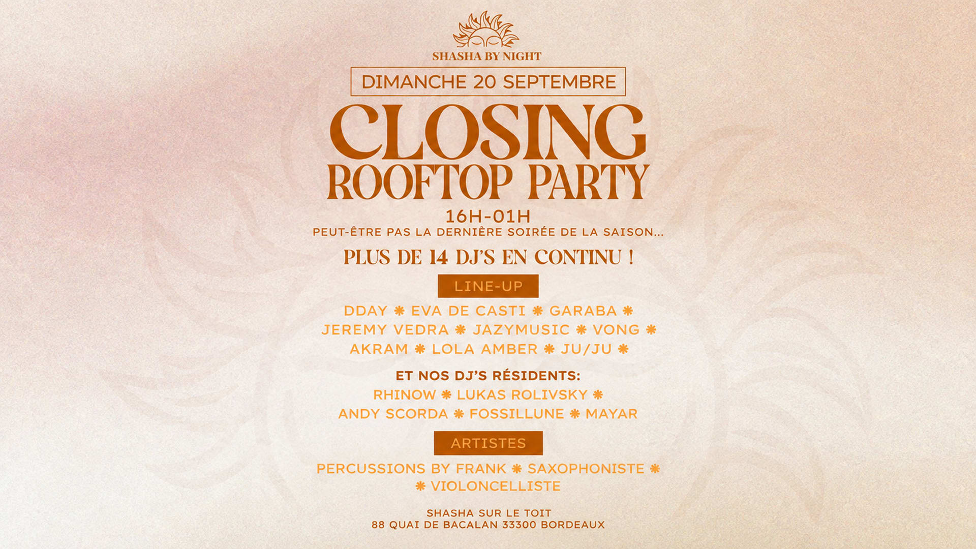 Closing Rooftop Party