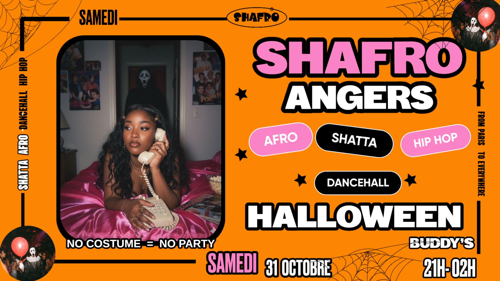 Shafro @Angers #11 Halloween : No Costume = No Party