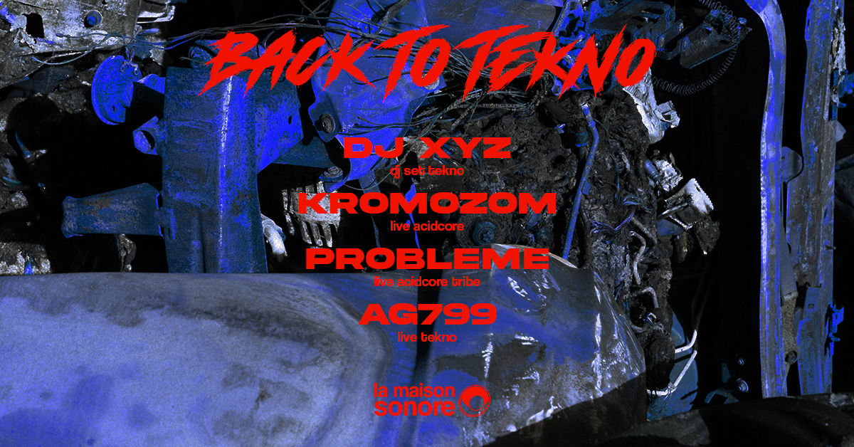 Back To Tekno [First Edition] By La Maison Sonore