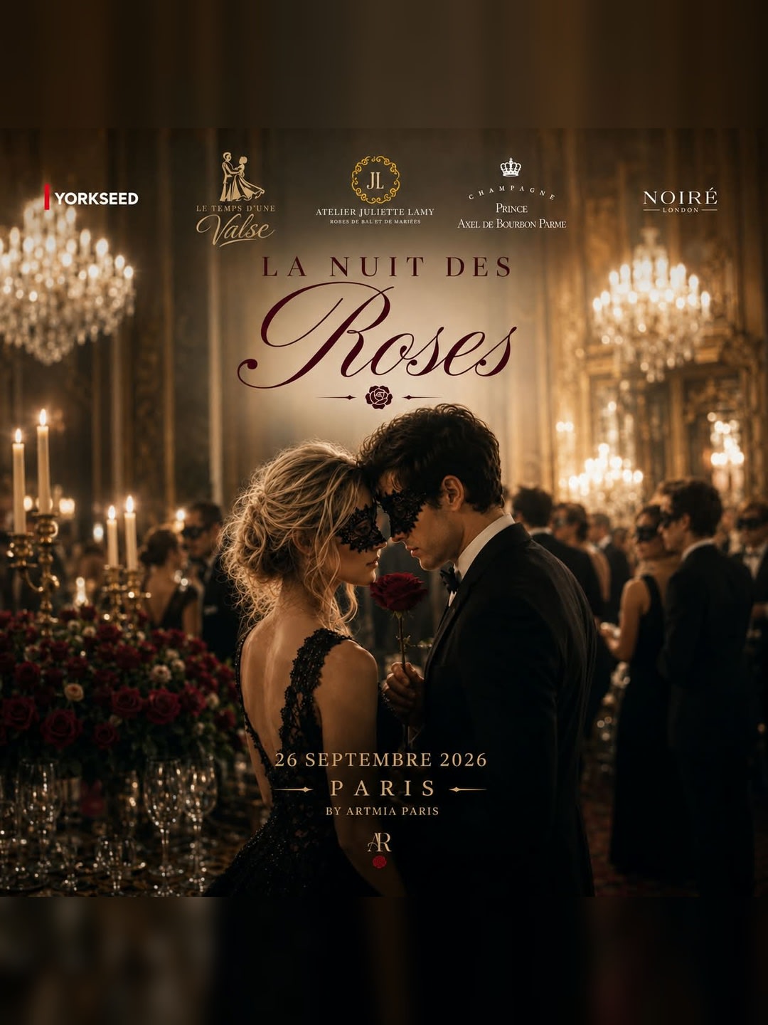 La Nuit Des Roses - Bal Masqué & Défilé Couture X Artmia