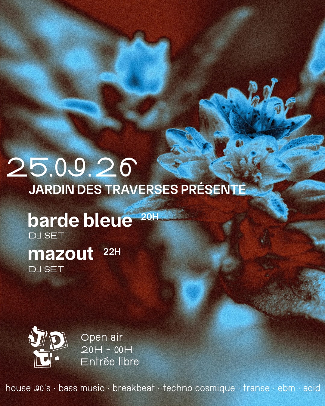 Open Air Barde Bleue & Mazout • Jardin Des Traverses