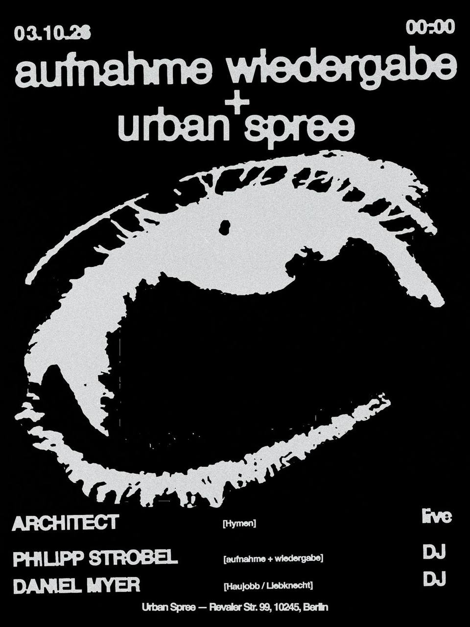 Aufnahme + Wiedergabe X Urban Spree