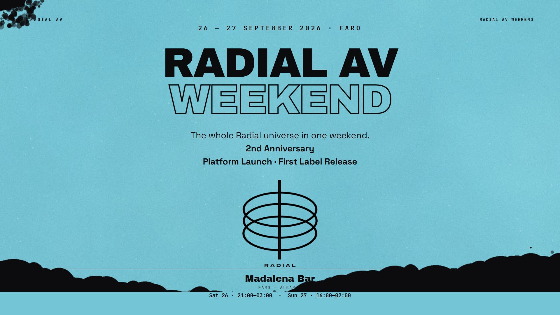 Radial Av Weekend
