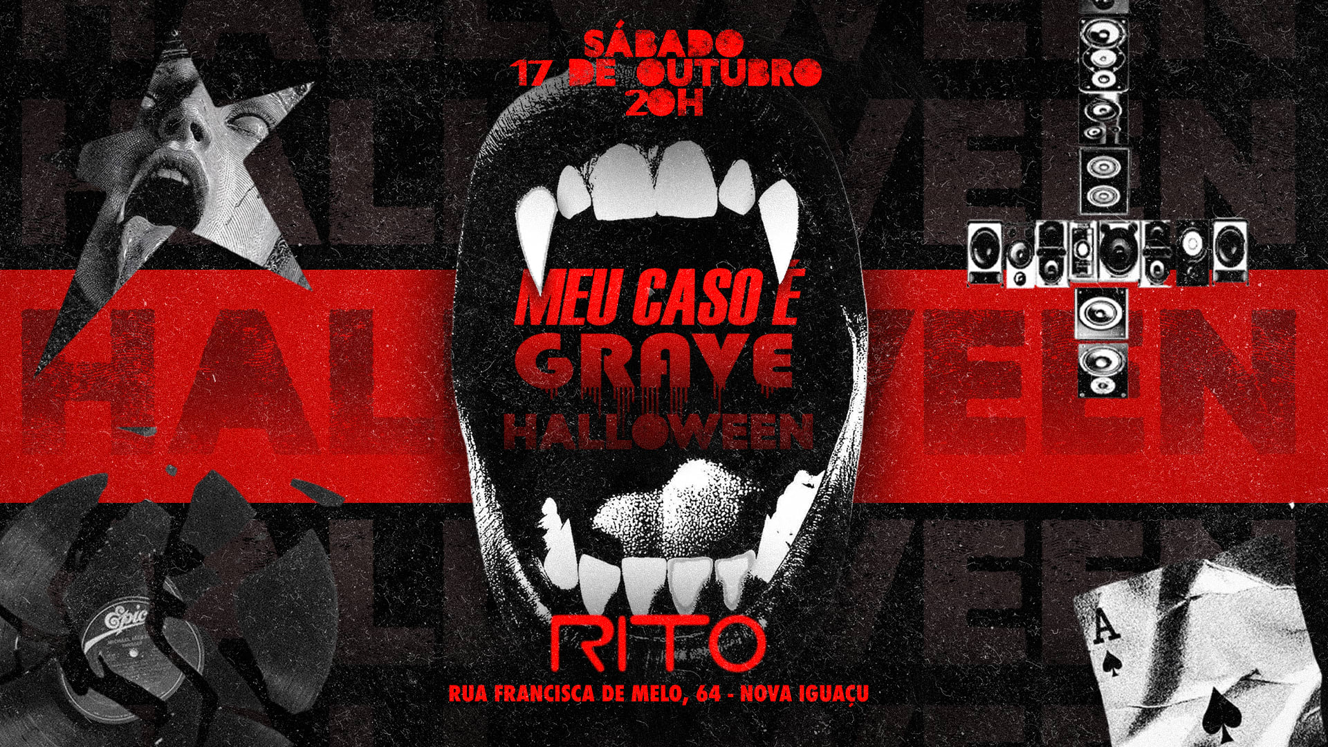 Meu Caso É Grave /// Halloween @ Rito