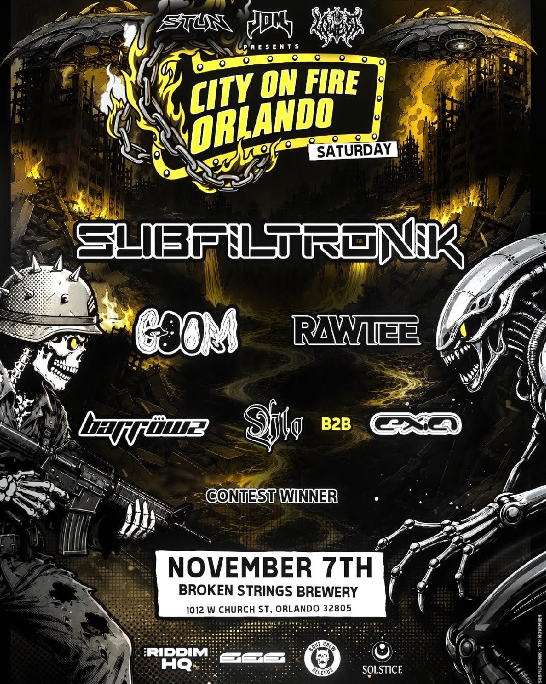 City On Fire -Subfiltronik { Saturday }