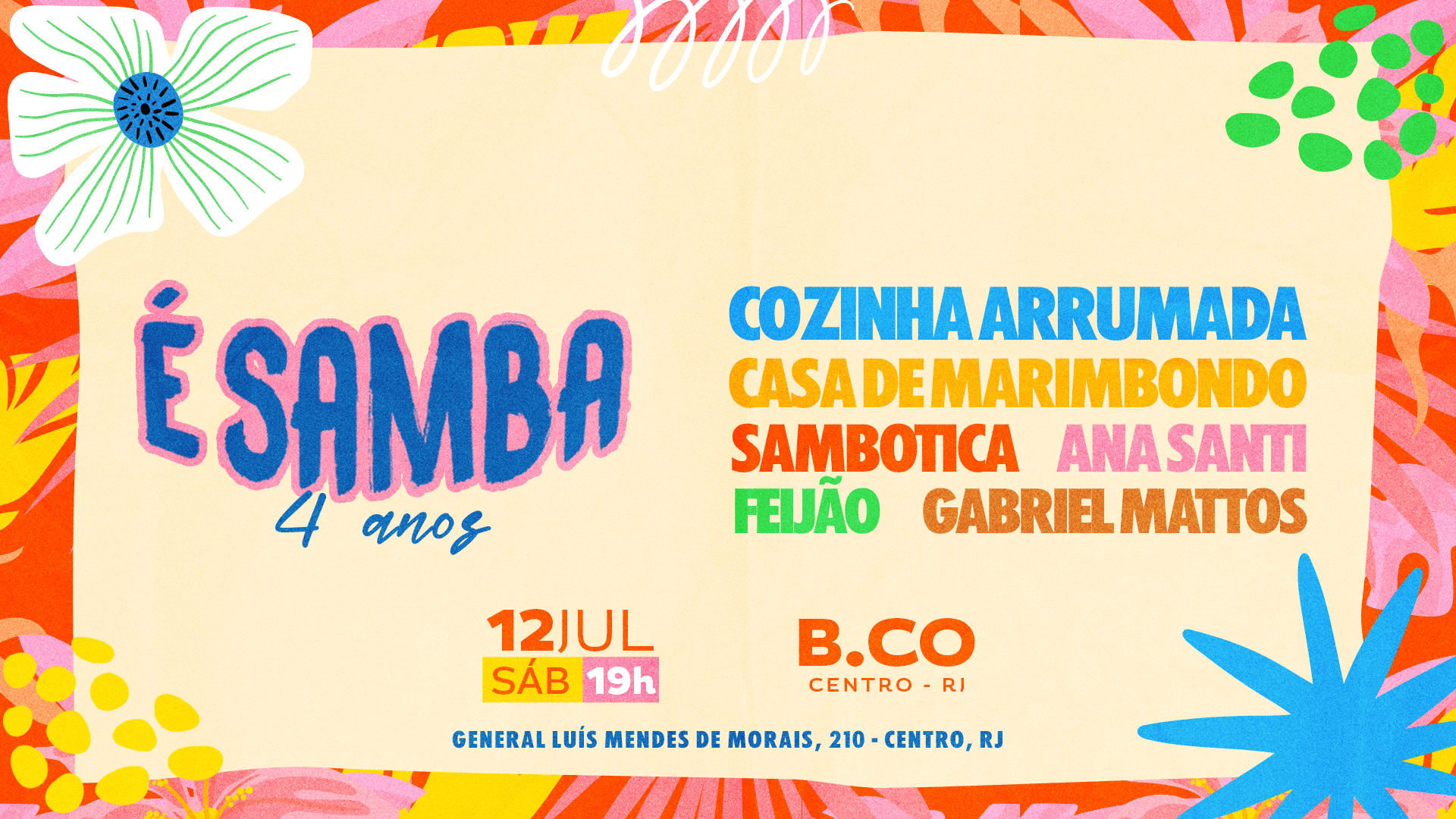 É Samba • Bco | 12/07 • Especial 4 Anos