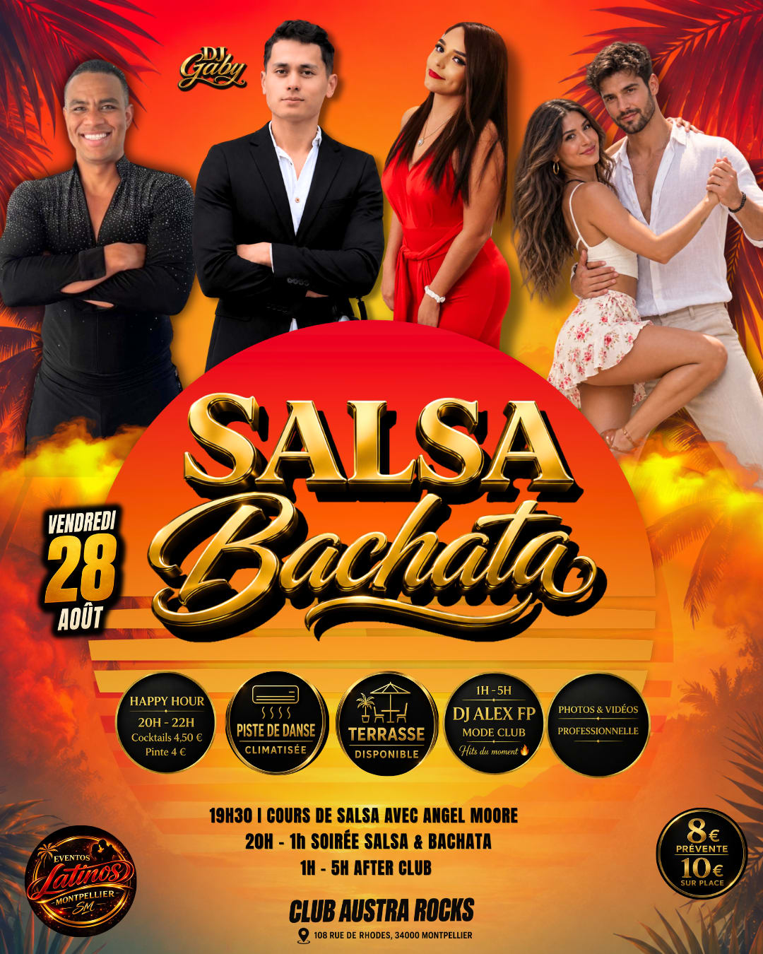 Soirée Salsa & Bachata- Club Austra Rocks Mtp