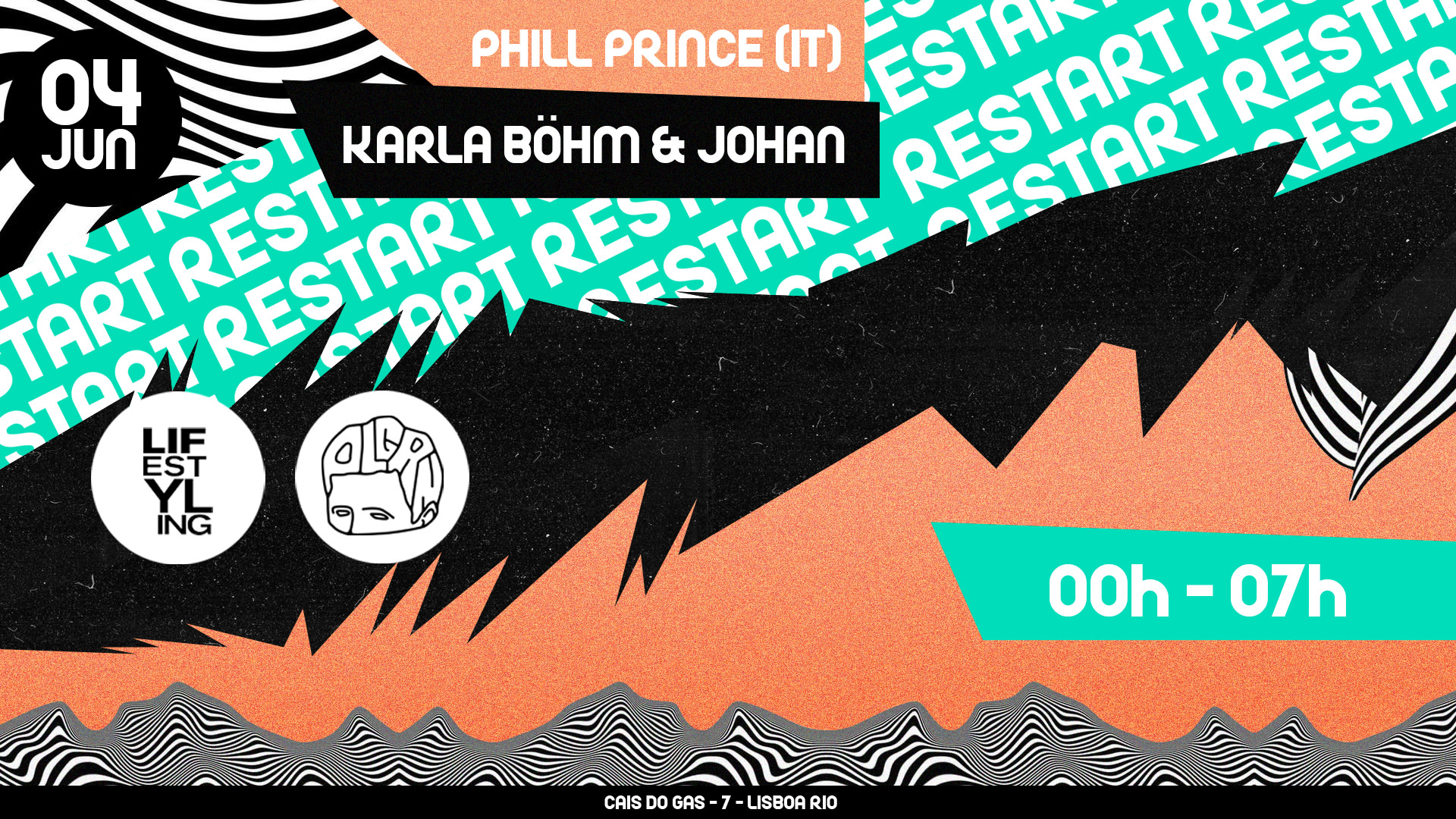 Restart W/ Phill Prince ; Karla Böhm & Johan