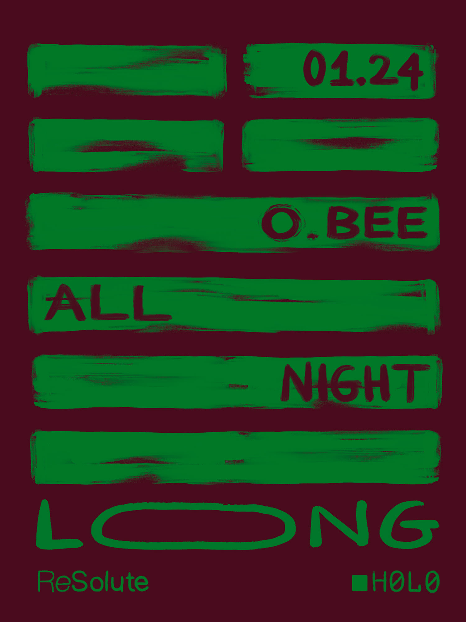 Resolute With O.Bee (All-Night Long)