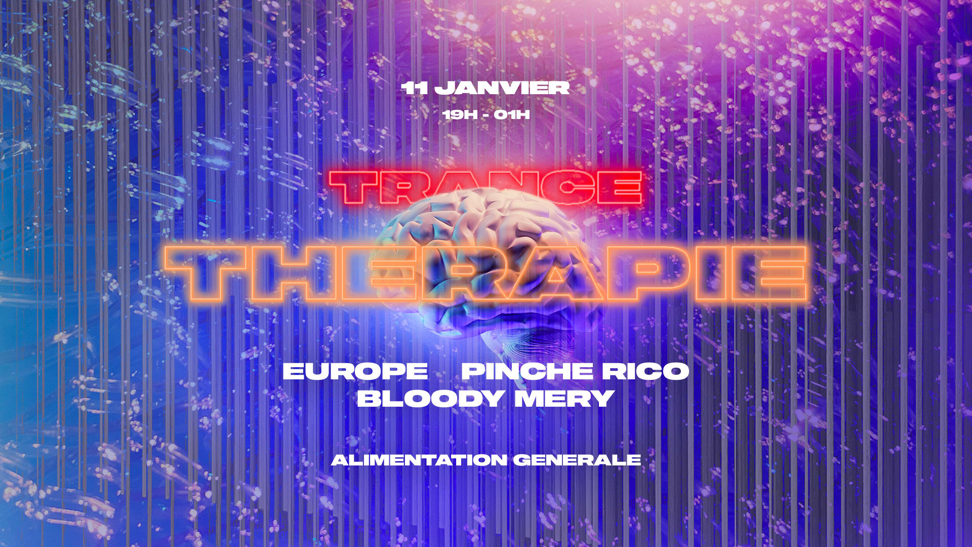 Trance Therapie : Apéro Electronique Invite Europe