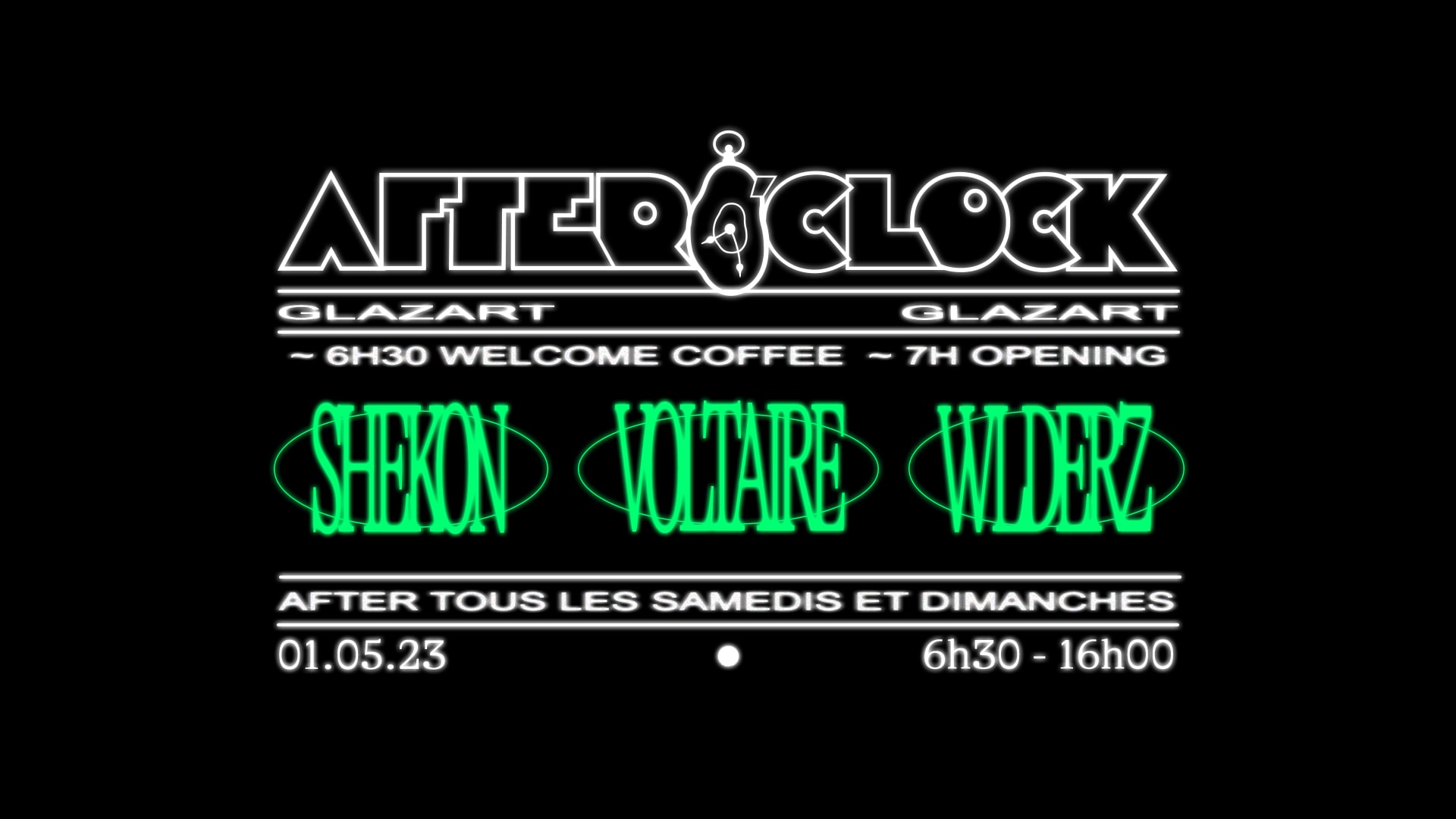 After O'clock : Shekon, Voltaire, Wlderz