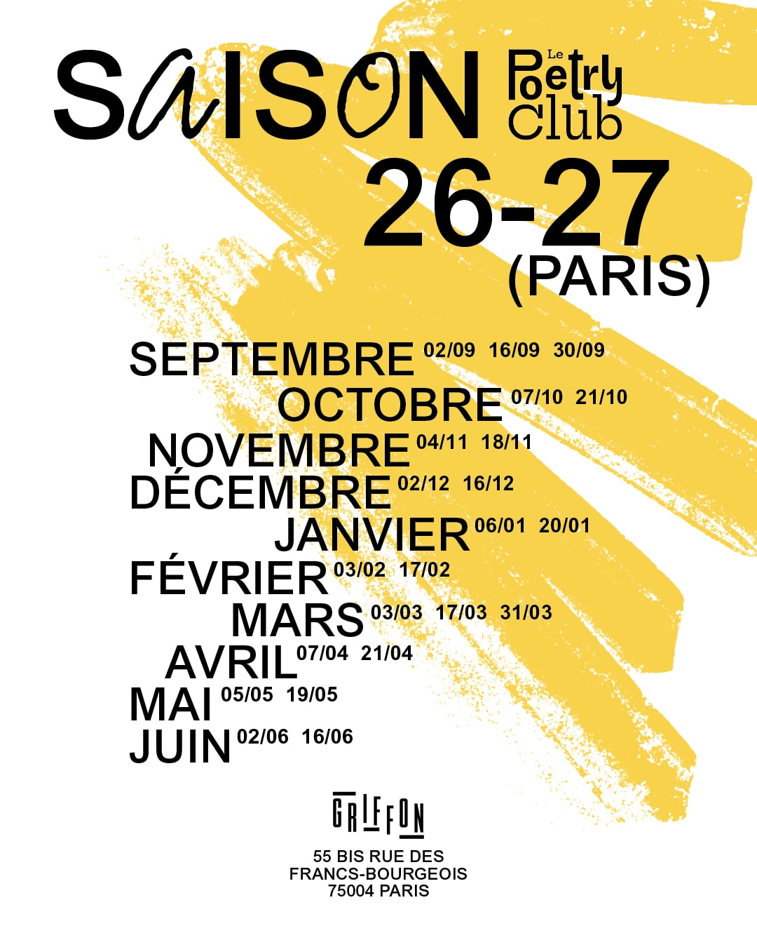 Le Poetry Club - 02/09