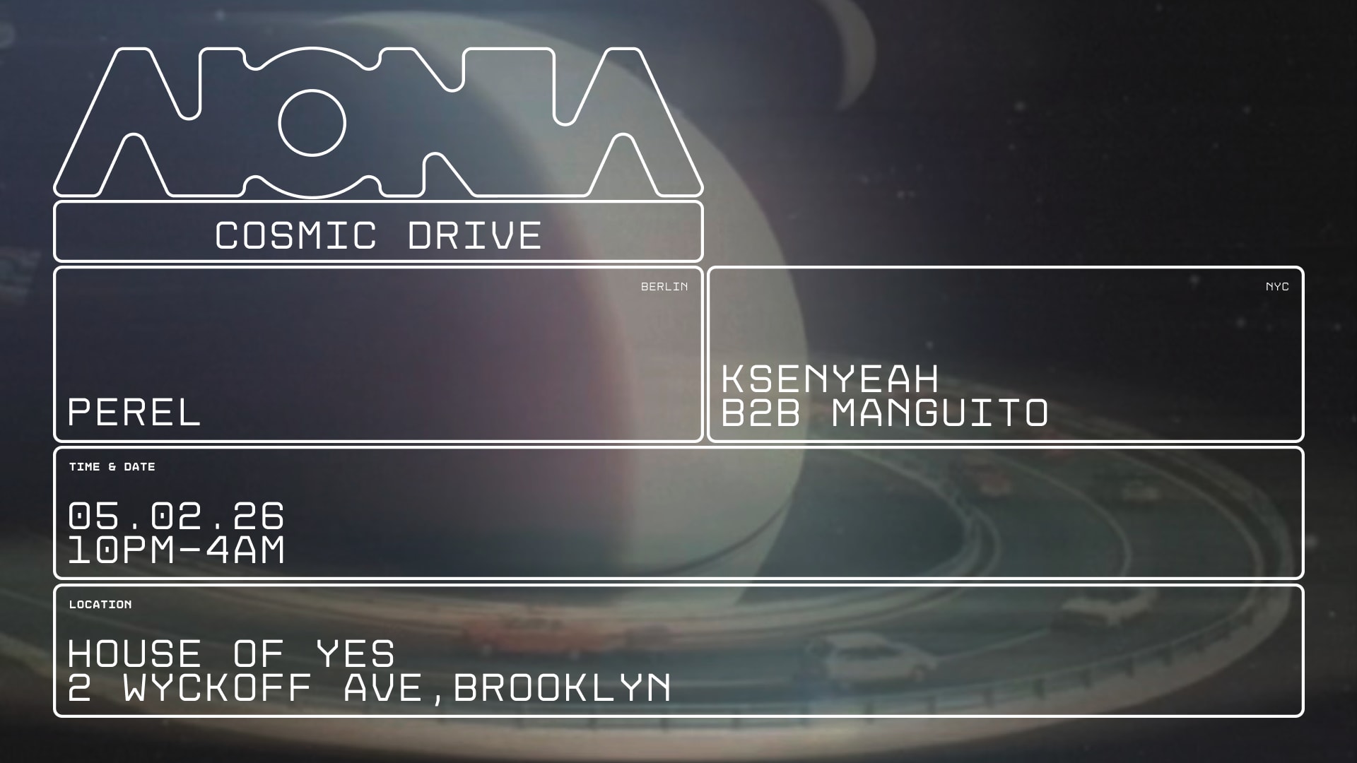 Aionia: Perel, Ksenyeah B2b Manguito + More