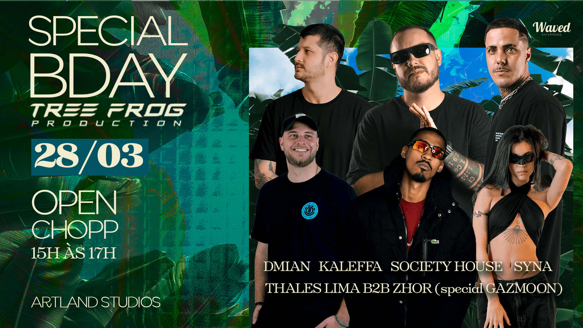 Special Bday Tree Frog Na Artland [Open Chopp Das 15 As 17h]