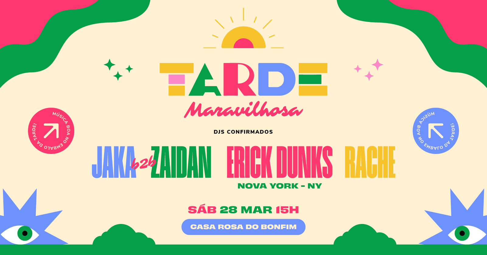 Tarde Maravilhosa | Erick Dunks [Ny], Rache, Zaidan B2b Jaka