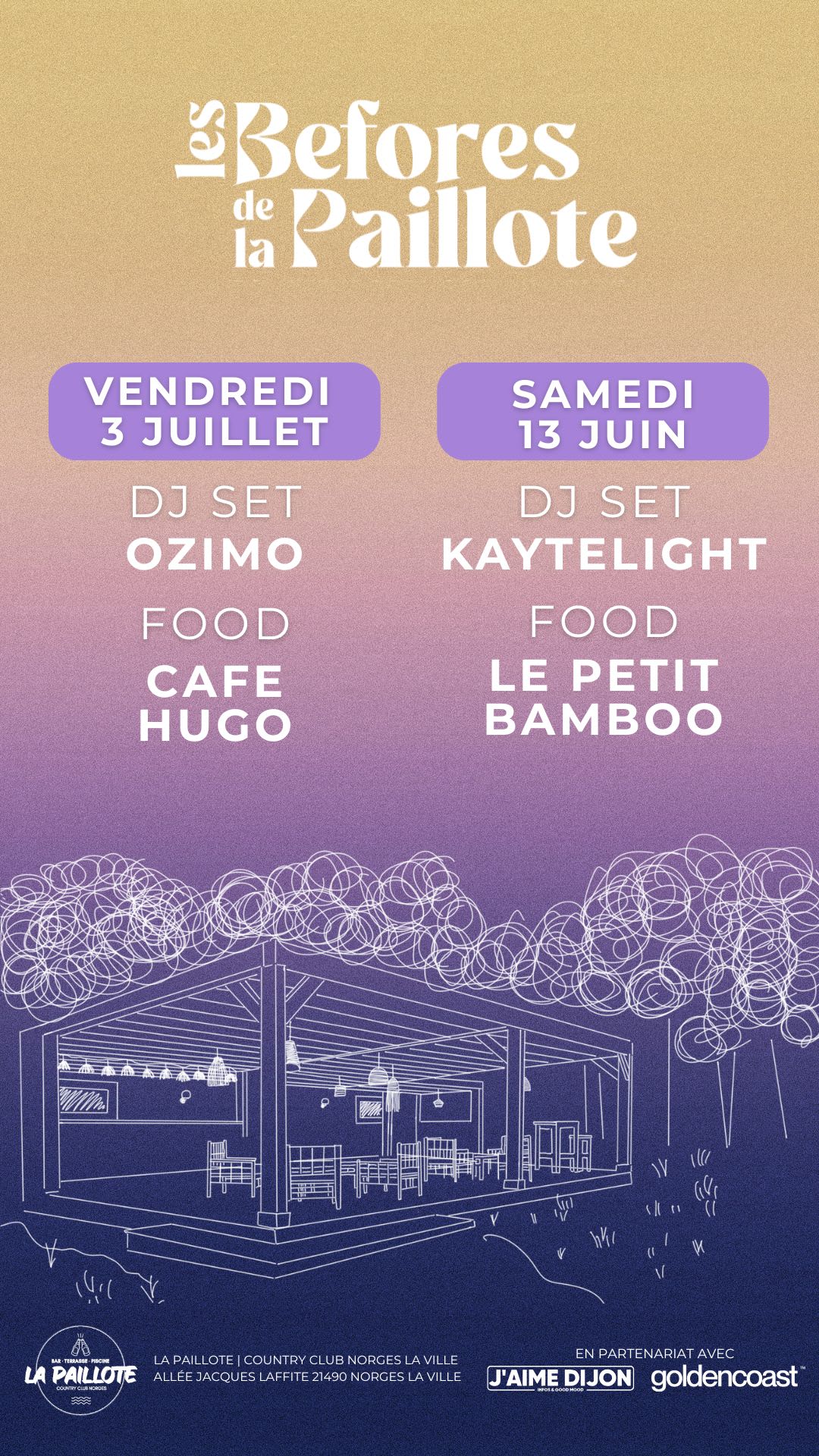 Les Befores De La Paillote - Vendredi 3 Juillet