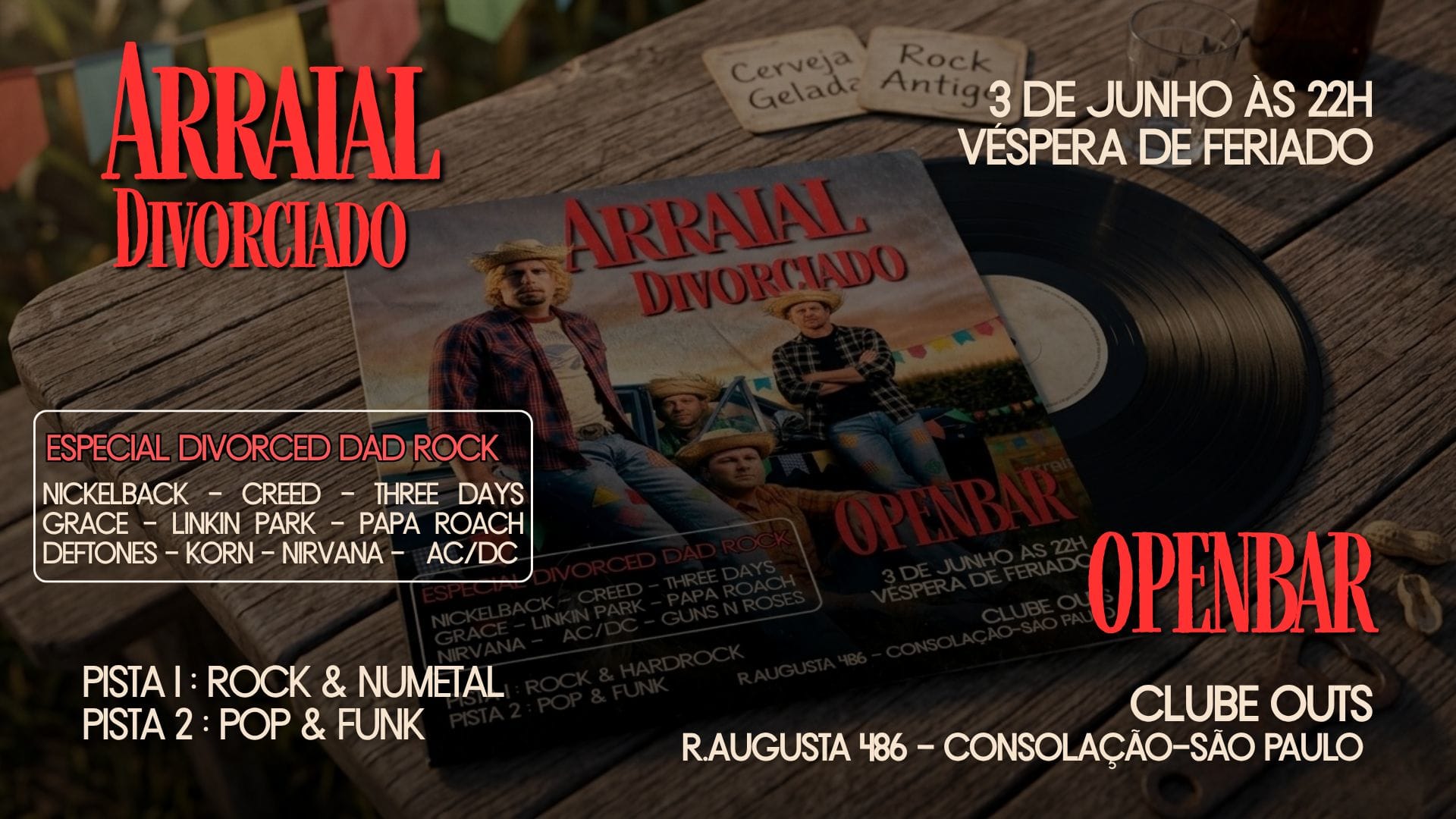 Arraial Divorciado | Open Bar