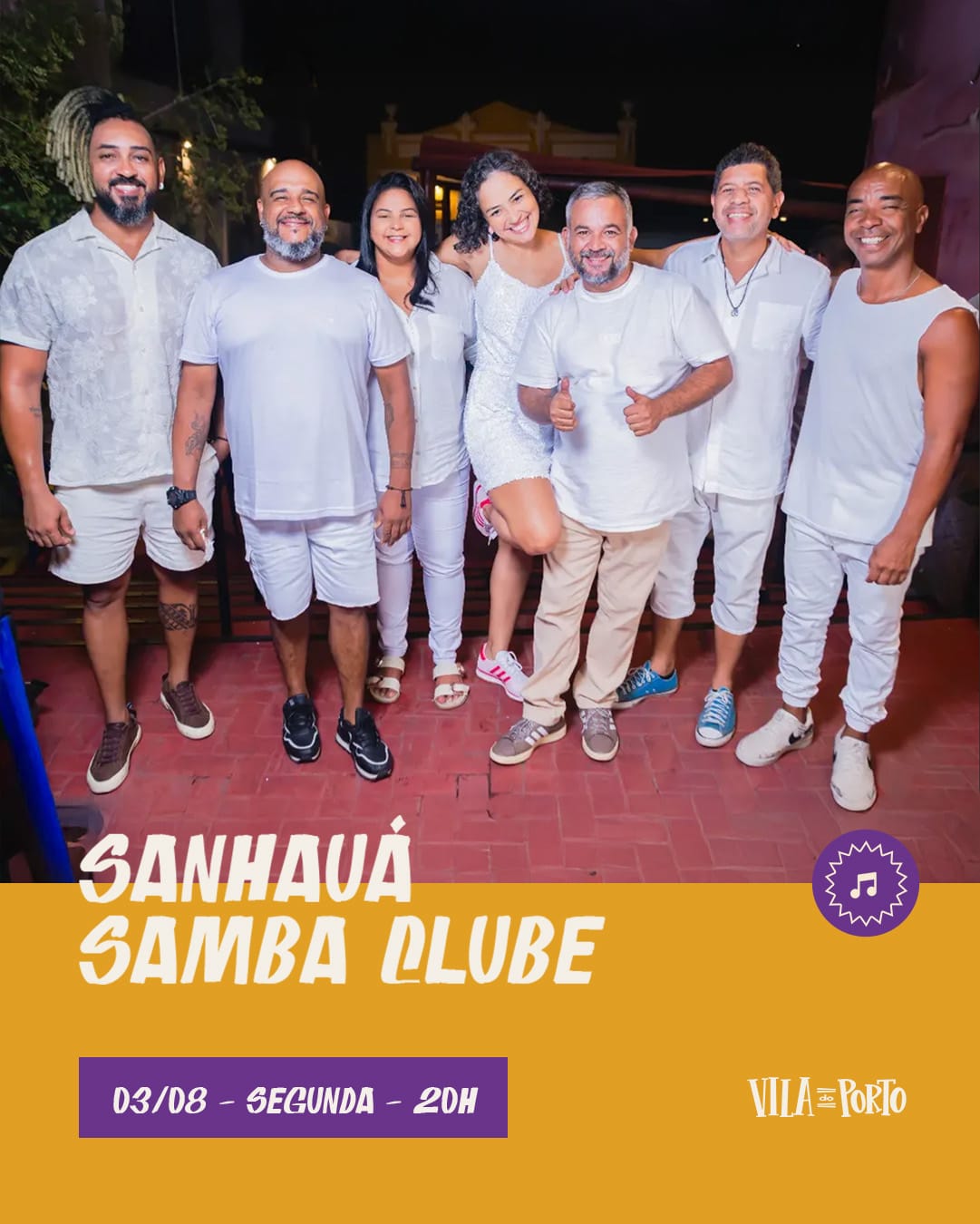 Sanhauá Samba Clube //03.08 // Toda Segunda