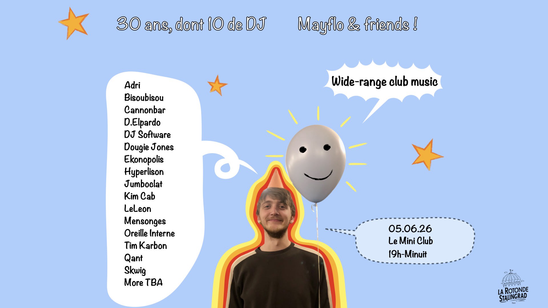 Mayflo Birthday : Adri, Bisoubisou, Cannonbar & More