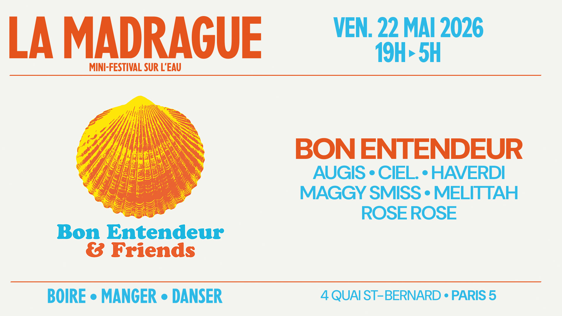 La Madrague — Be & Friends : Bon Entendeur, Maggy Smiss...