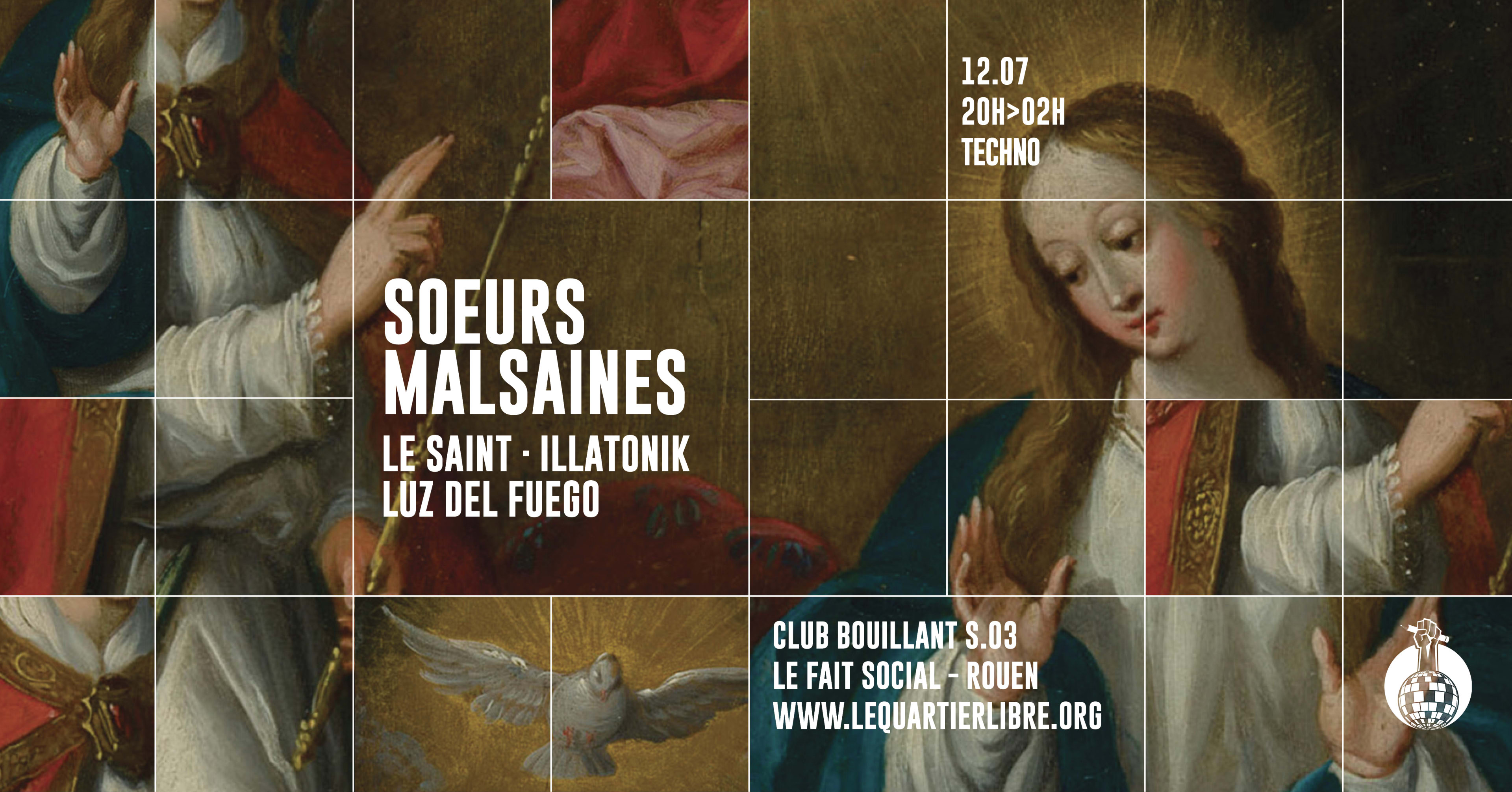 Club Bouillant - Soeurs Malsaines Takeover