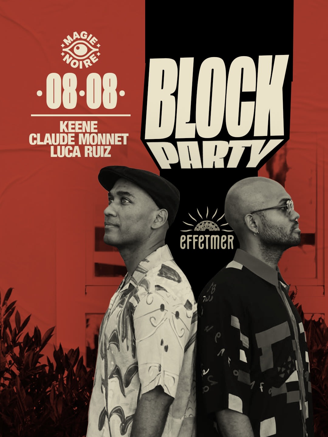 Block Party W/ Keene, Claude Monnet & Luca Ruiz