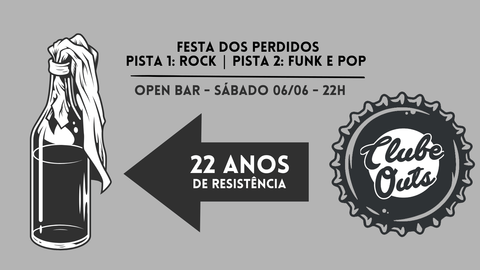 Festa Dos Perdidos | Open Bar 06/06