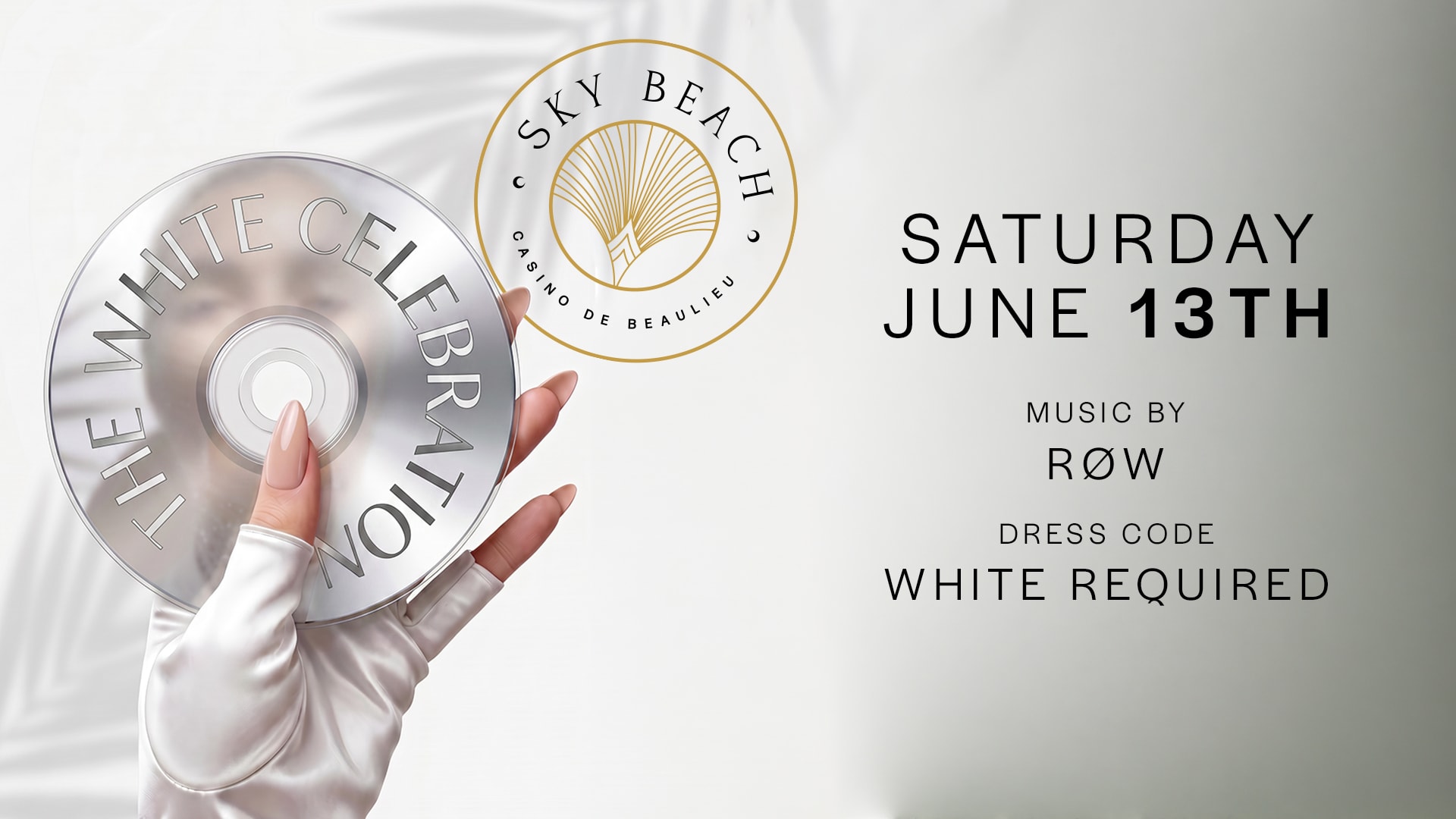 White Celebration : Saturday June 13th